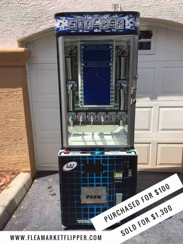 old stacker arcade game flipped for profit