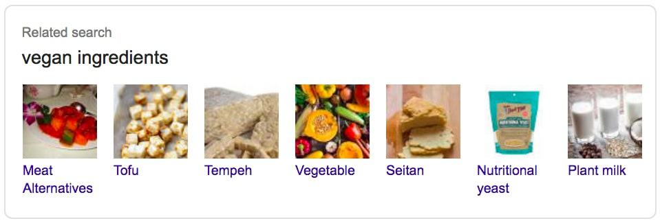 Vegan Ingredients Related Searches