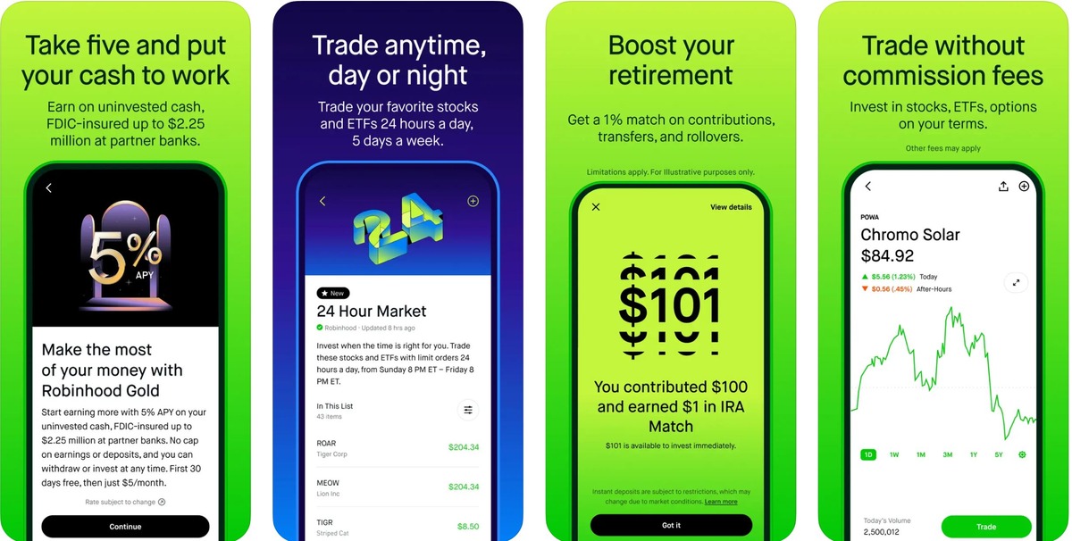 robinhood app preview