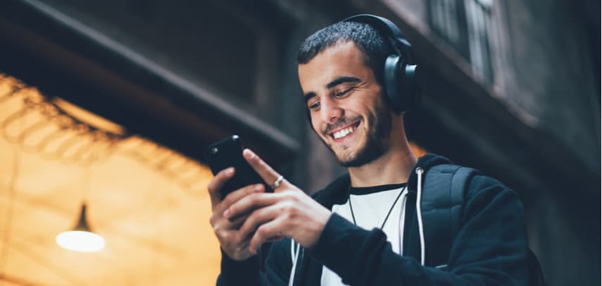 man working on passive income from investing with a robo advisor