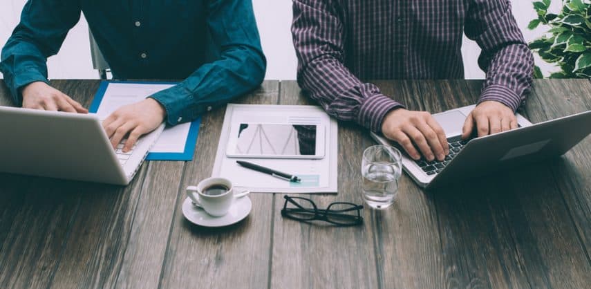 men starting an ad agency