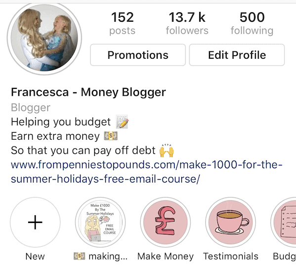 From Pennies to Pounds Instagram