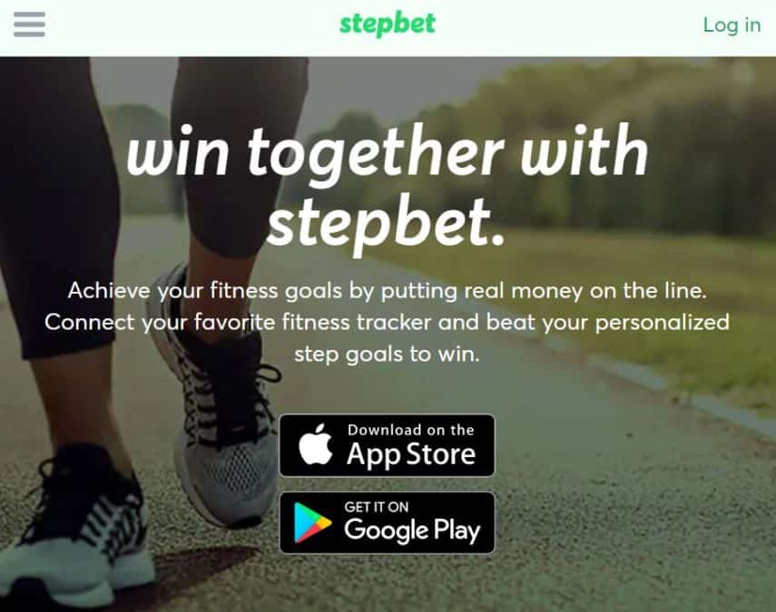 StepBet homepage