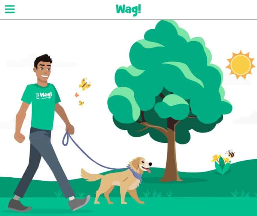 Wag! homepage