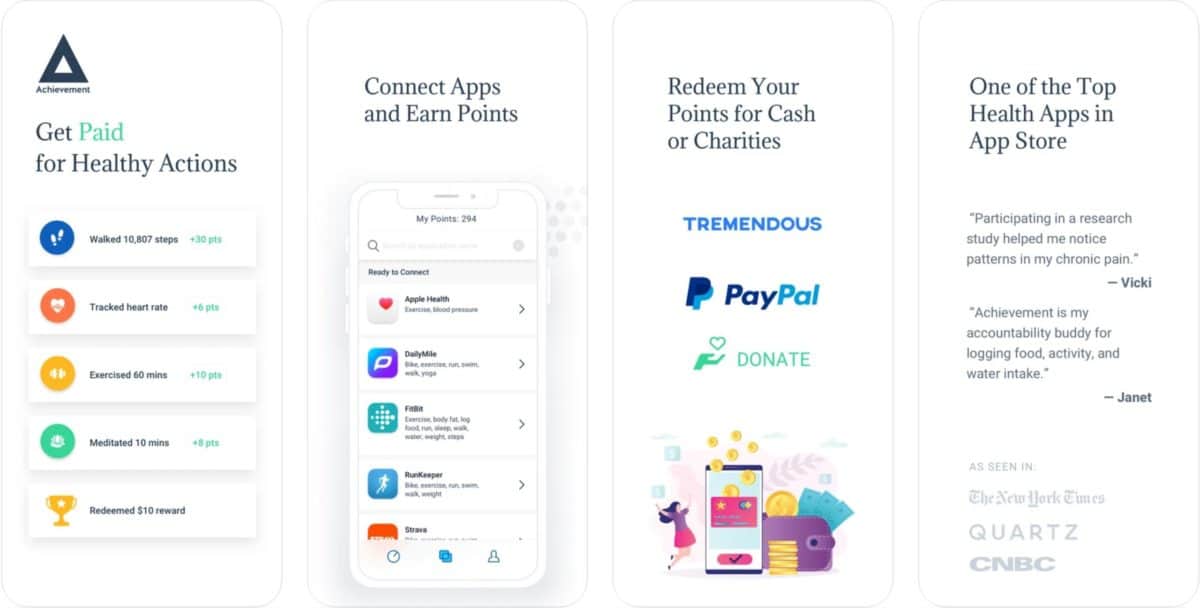 achievement app screenshots
