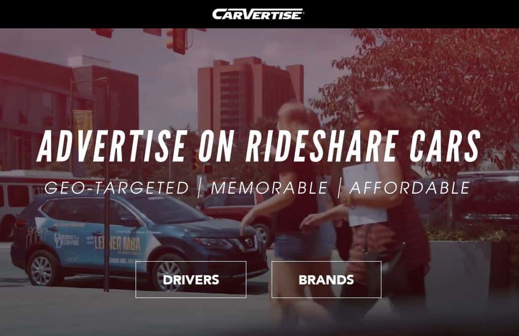 Carvertise website