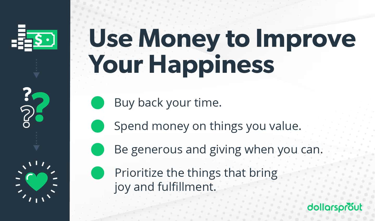 use money to improve happiness