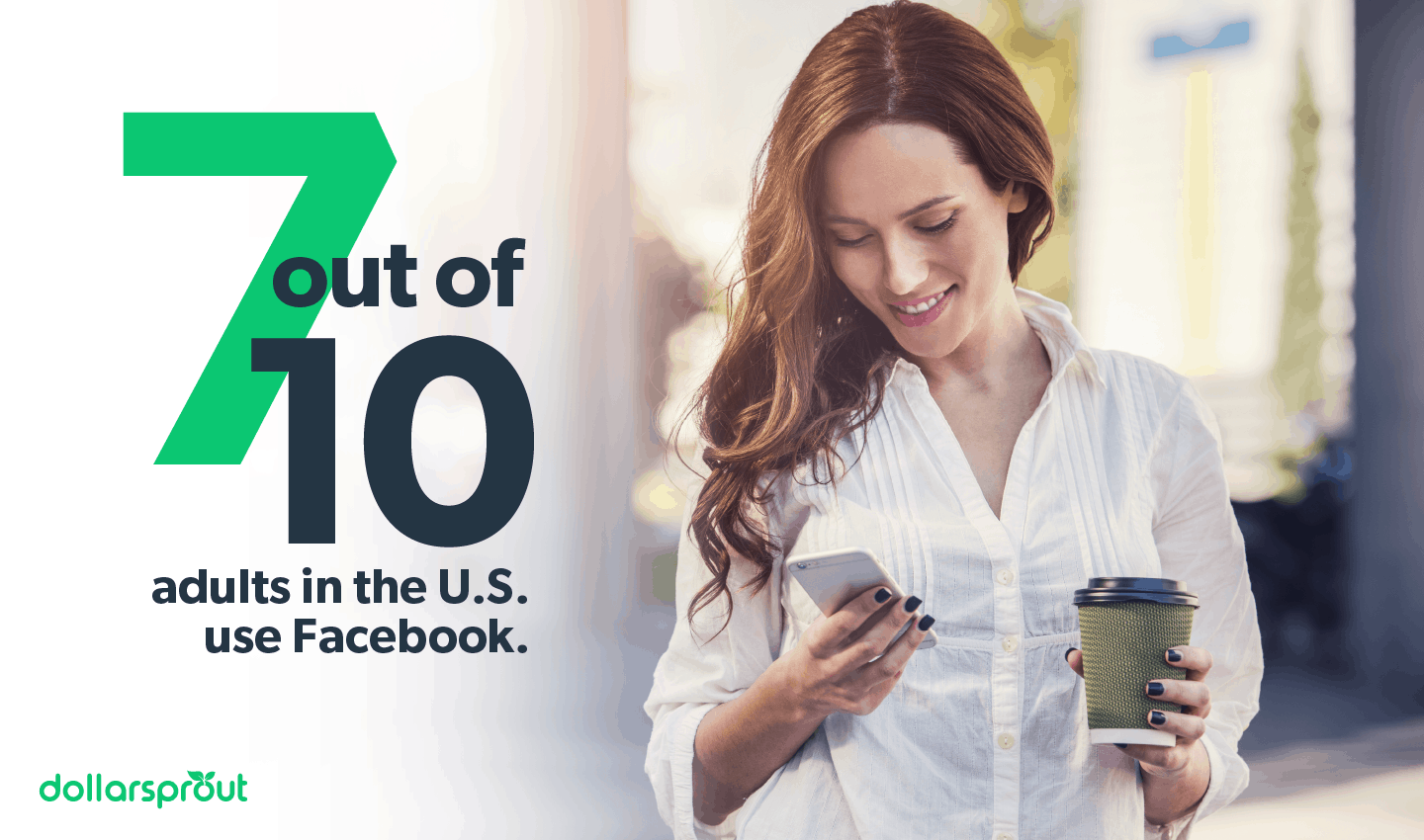 7 out of 10 adults in the U.S. use Facebook