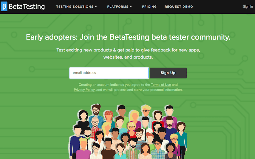 BetaTesting Homepage