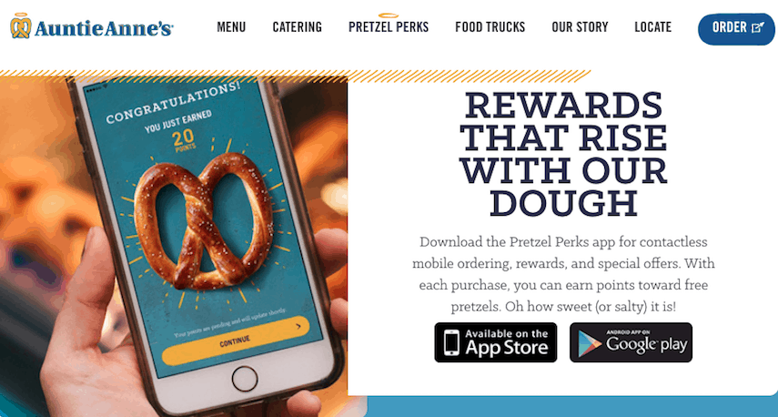 Auntie Anne's Rewards Program
