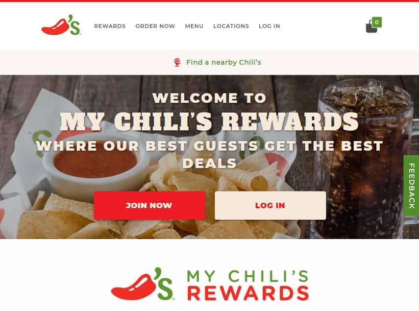 Chili's rewards program