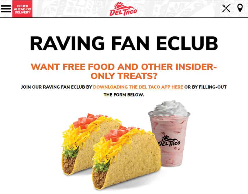 Del Taco rewards