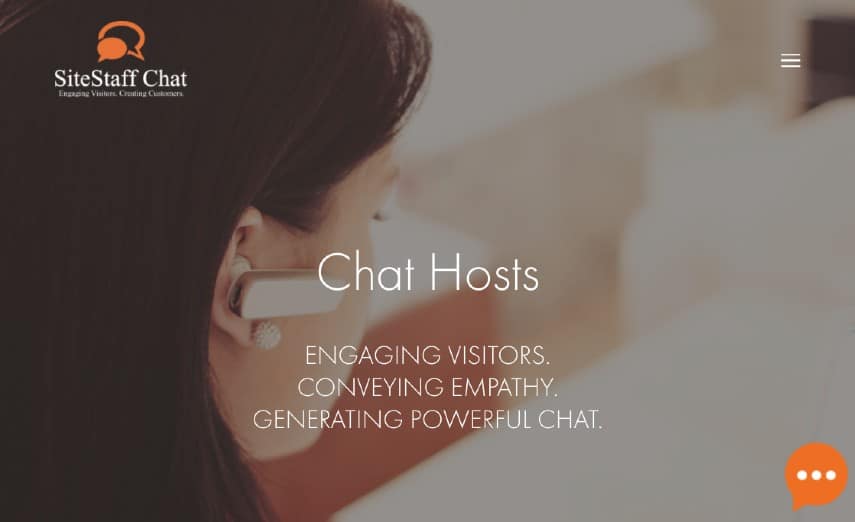 SiteStaff chat host page