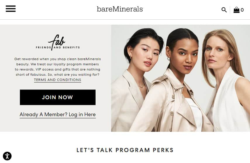 bareMinerals reward club
