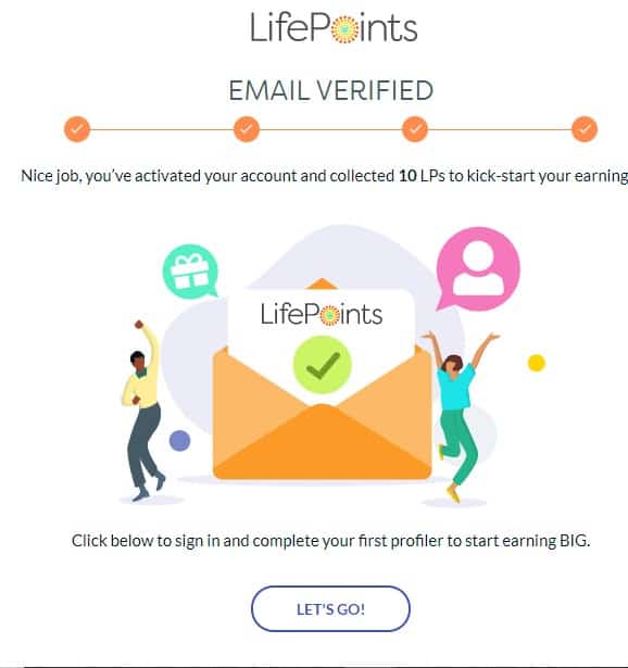 10LP for activating your LifePoints account