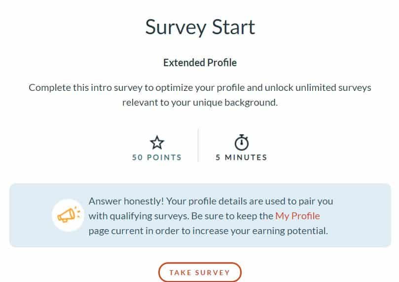 Branded Survey take survey