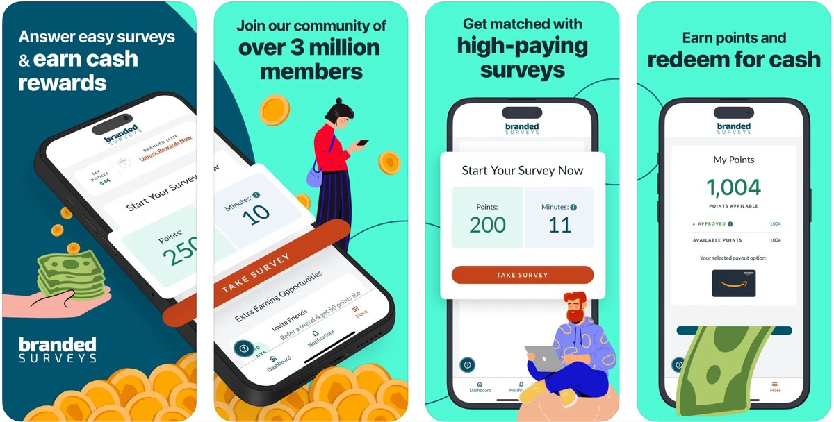 branded surveys app store listing photo
