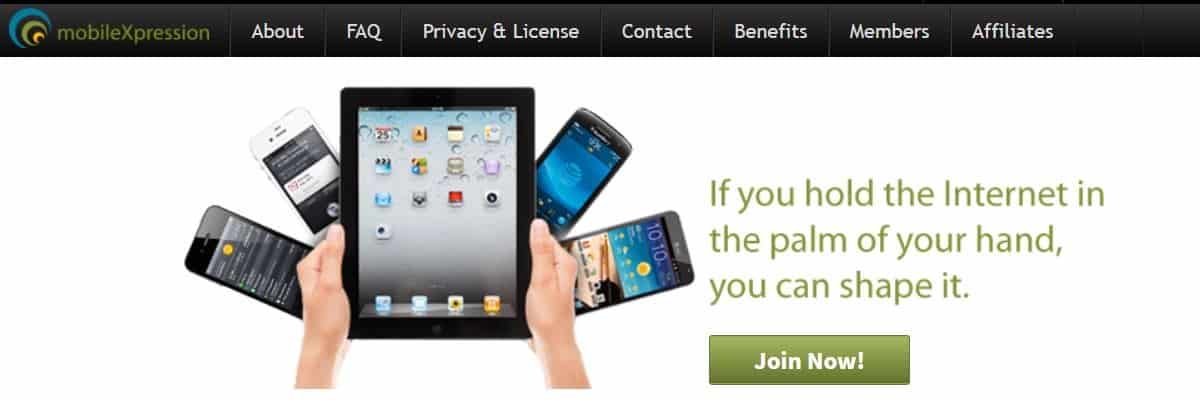 MobileXpression screenshot