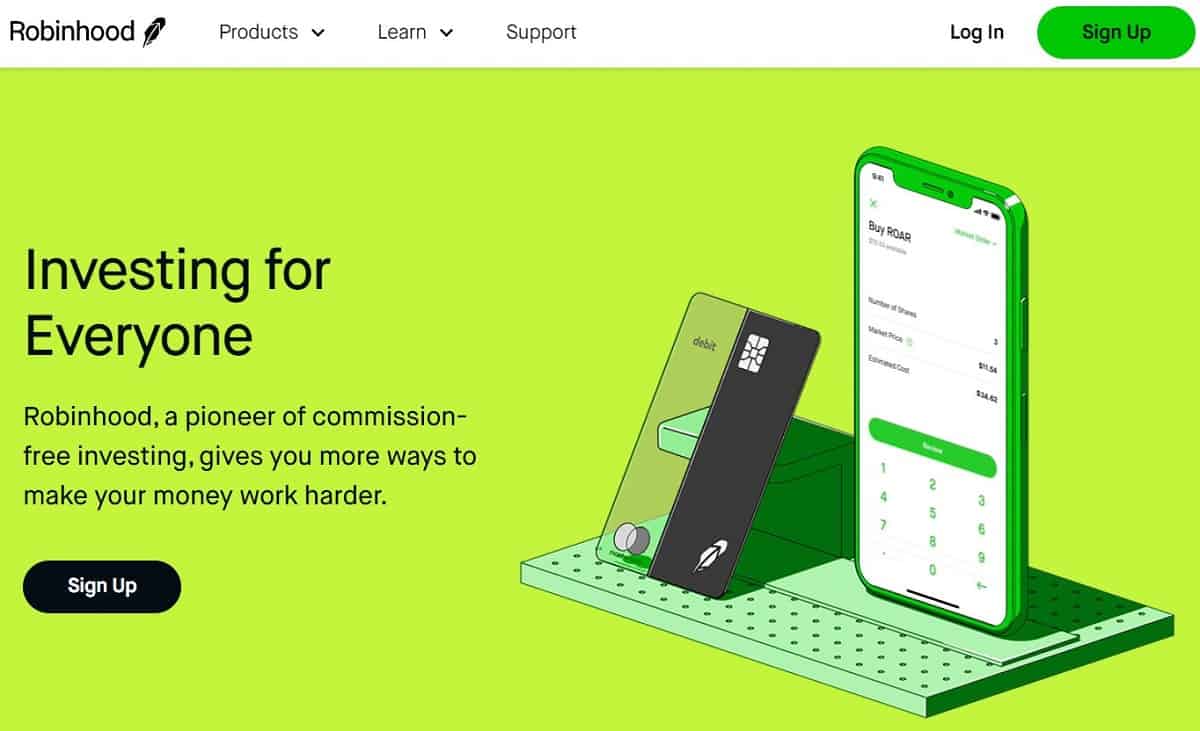 Robinhood screenshot