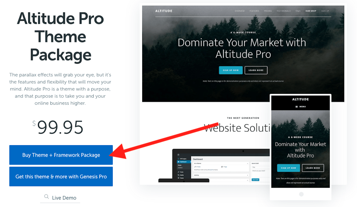 StudioPress Altitude Pro Theme