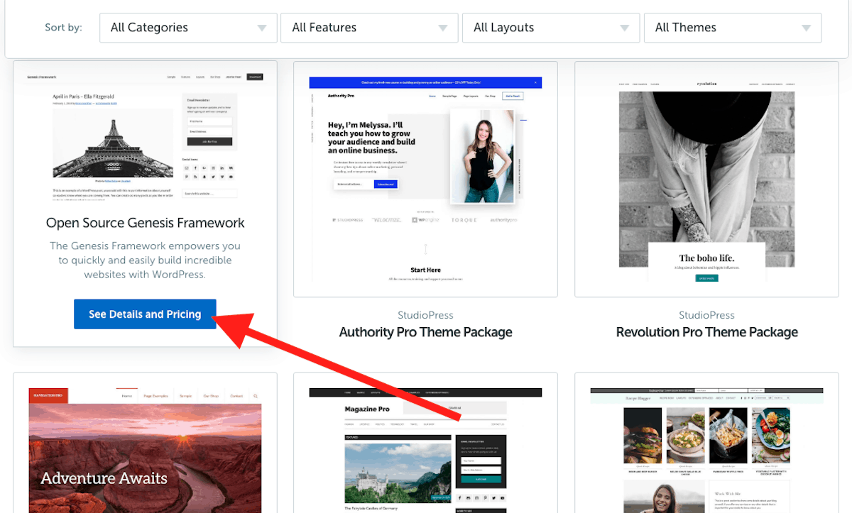 StudioPress Genesis Themes