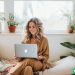 woman researching the best blogging courses on the market