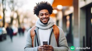 man researching the best budget apps