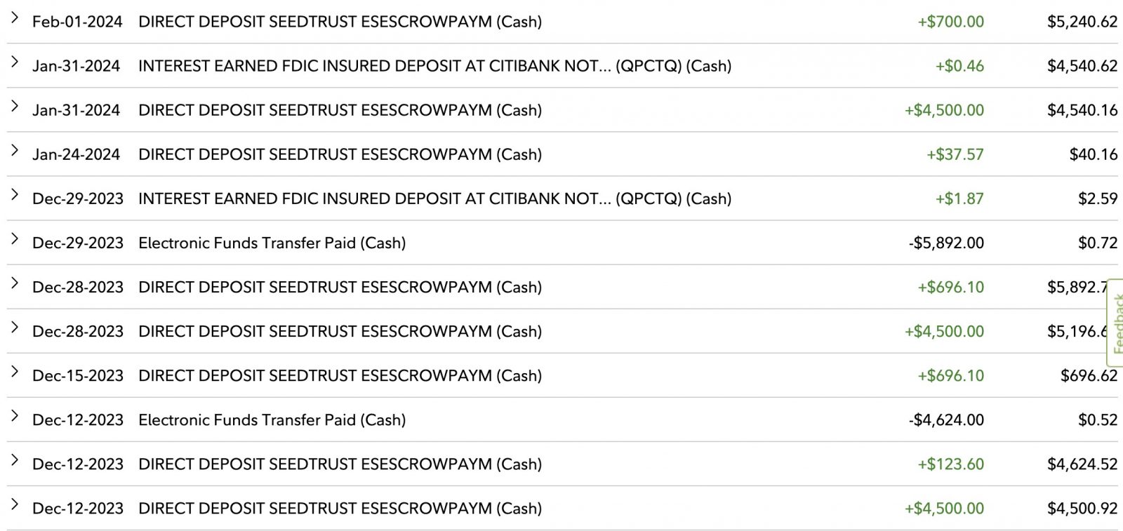 surrogacy milestone payments