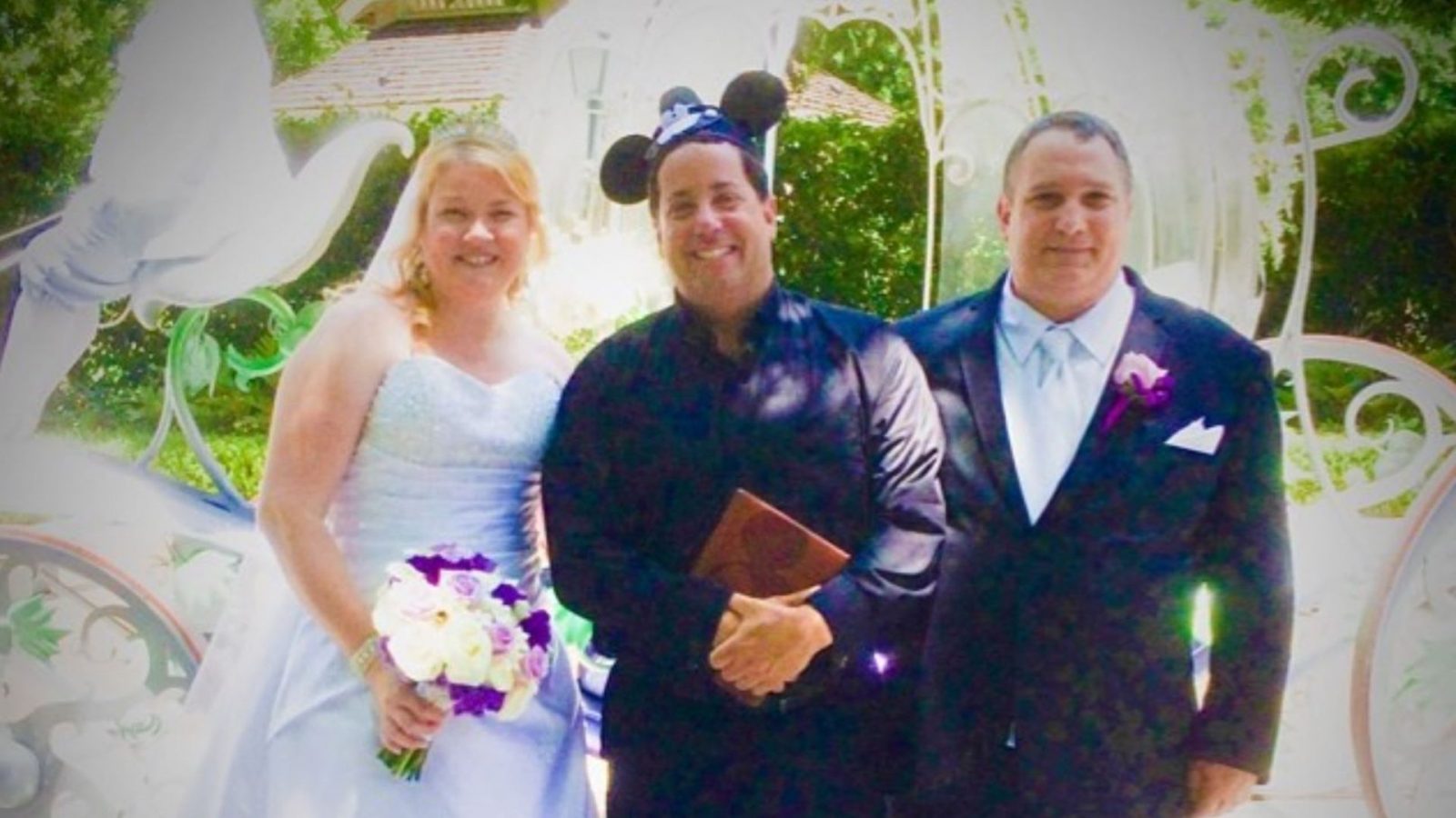 katz presiding over a disney themed wedding