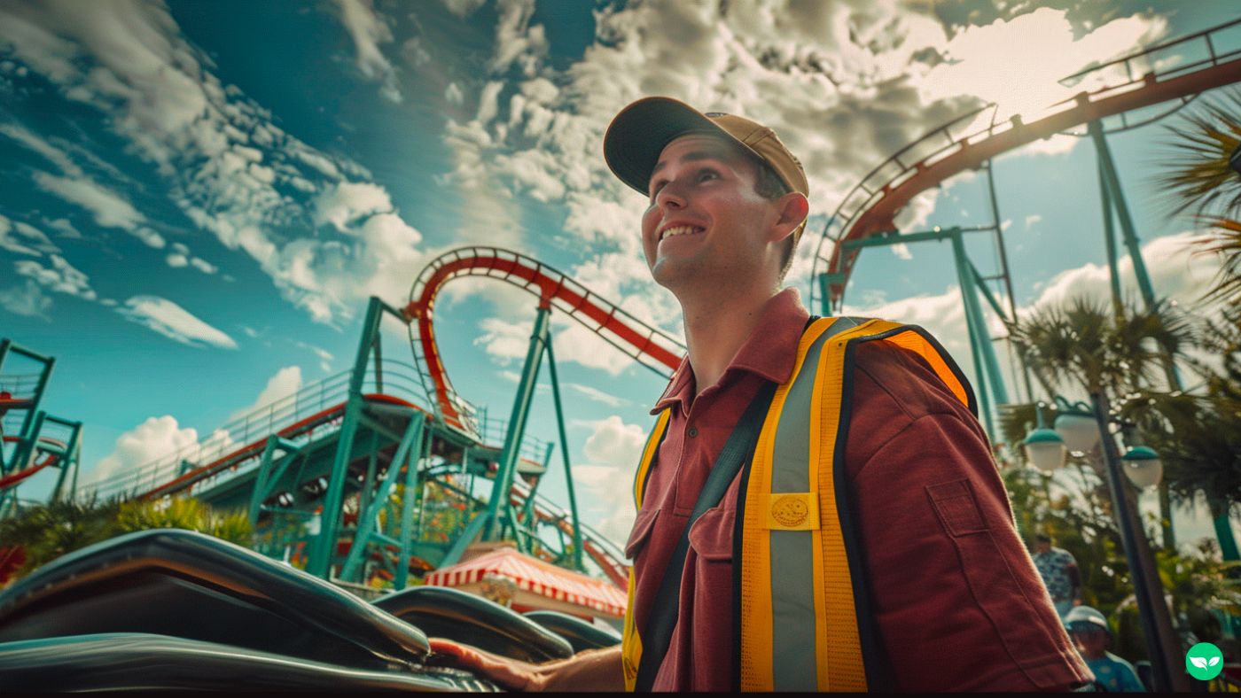 theme park worker