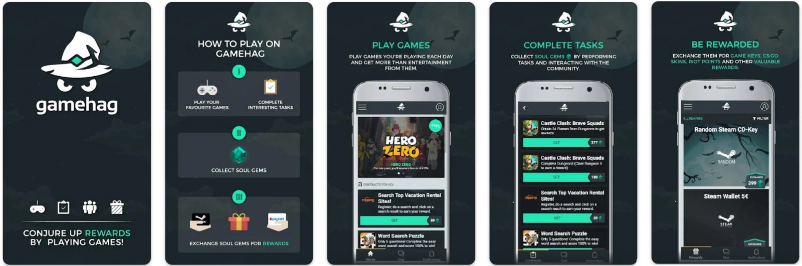 gamehag app preview