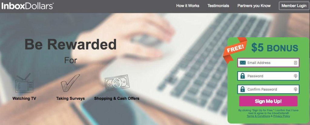 earn money by completing small tasks with inboxdollars