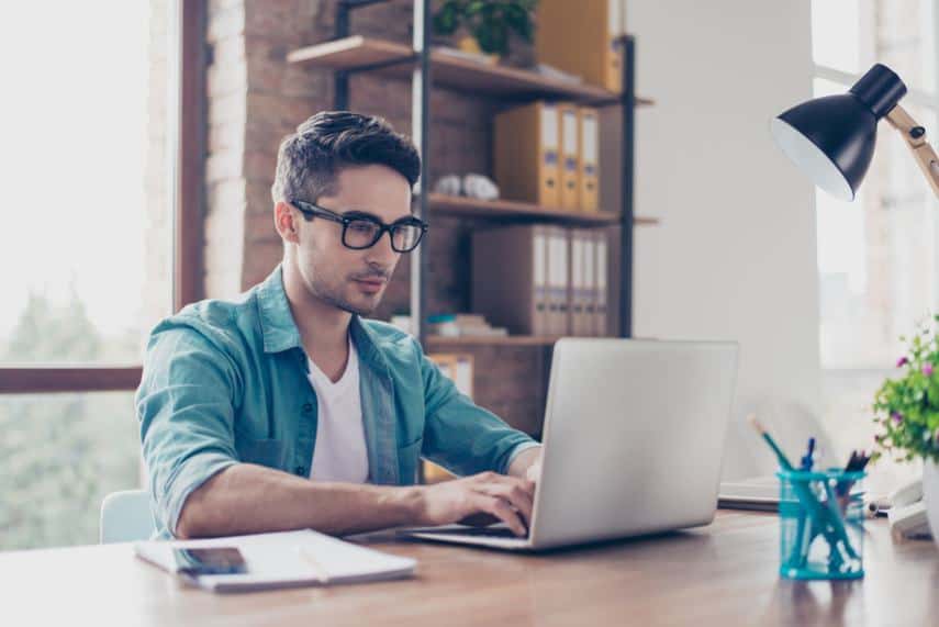 man learning how to become a virtual assistant